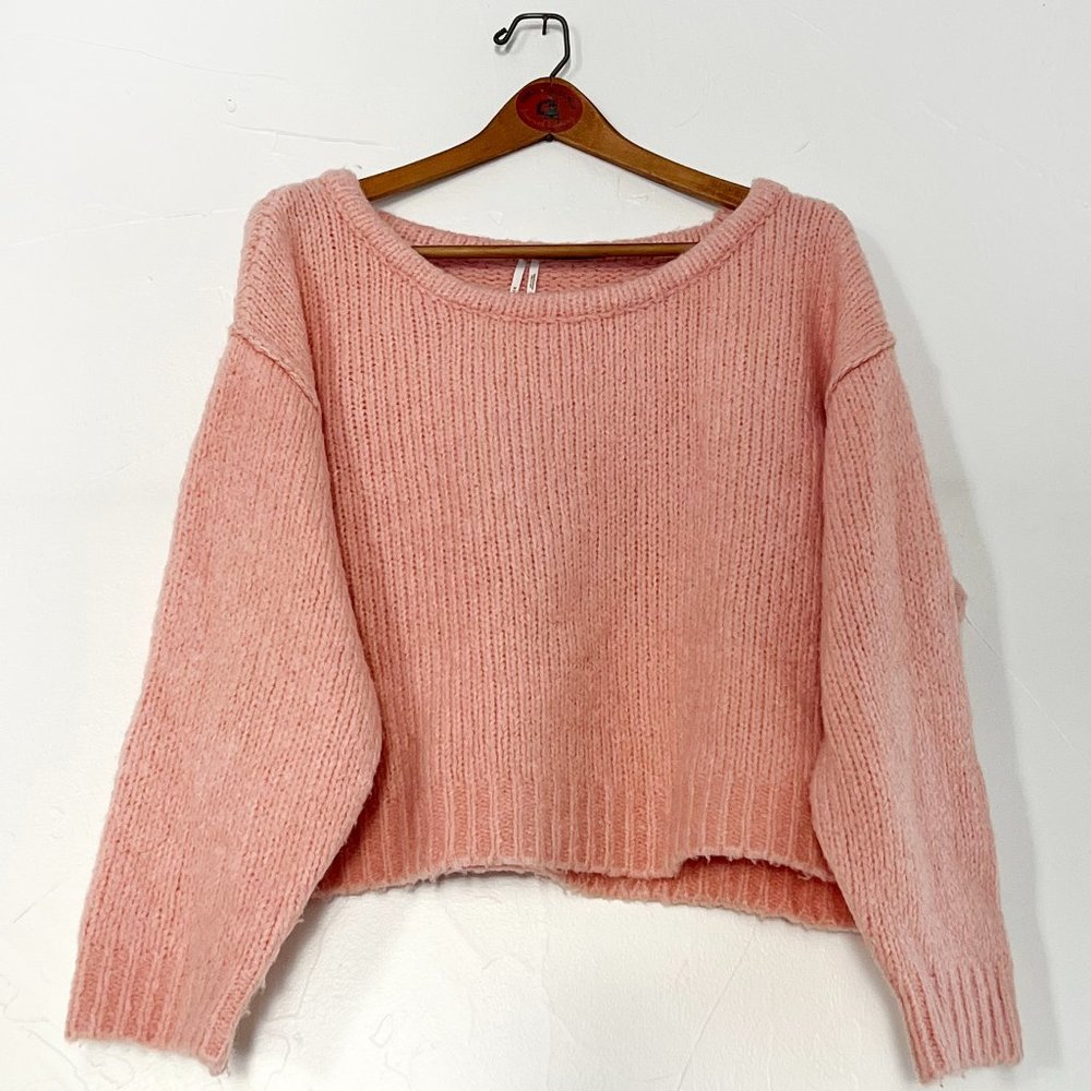 Anthropologie Blush Pink Sweater Size M